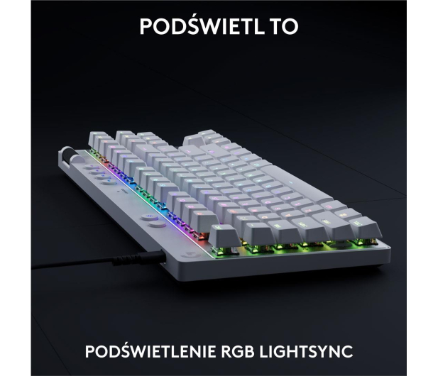 LOGITECH G PRO X TKL Rapid biały 920-013242 - 1298666 - zdjęcie 10